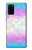S3747 Polygone de drapeau trans Etui Coque Housse pour Samsung Galaxy S20 Plus, Galaxy S20+