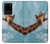 S3680 Girafe de sourire mignon Etui Coque Housse pour Samsung Galaxy S20 Ultra