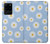 S3681 Motif de fleurs de marguerite Etui Coque Housse pour Samsung Galaxy S20 Ultra