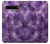 S3713 Graphique violet améthyste à quartz imprimé Etui Coque Housse pour Samsung Galaxy S10 5G