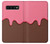 S3754 Cornet de crème glacée à la fraise Etui Coque Housse pour Samsung Galaxy S10 Plus