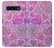 S3710 Coeur d'amour rose Etui Coque Housse pour Samsung Galaxy S10