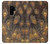 S3691 Plume de paon d'or Etui Coque Housse pour Samsung Galaxy S9 Plus