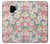 S3688 Motif d'art floral floral Etui Coque Housse pour Samsung Galaxy S9