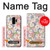 S3688 Motif d'art floral floral Etui Coque Housse pour Samsung Galaxy S9