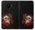 S3753 Roses de crâne gothique sombre Etui Coque Housse pour Samsung Galaxy S9