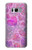 S3710 Coeur d'amour rose Etui Coque Housse pour Samsung Galaxy S8