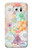 S3705 Fleur florale pastel Etui Coque Housse pour Samsung Galaxy S7 Edge