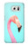 S3708 Flamant rose Etui Coque Housse pour Samsung Galaxy S7 Edge