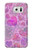 S3710 Coeur d'amour rose Etui Coque Housse pour Samsung Galaxy S7 Edge