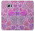 S3710 Coeur d'amour rose Etui Coque Housse pour Samsung Galaxy S6 Edge Plus