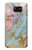 S3717 Imprimé graphique en marbre bleu pastel or rose Etui Coque Housse pour Samsung Galaxy S6 Edge Plus