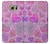 S3710 Coeur d'amour rose Etui Coque Housse pour Samsung Galaxy S6