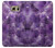 S3713 Graphique violet améthyste à quartz imprimé Etui Coque Housse pour Samsung Galaxy S6