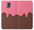 S3754 Cornet de crème glacée à la fraise Etui Coque Housse pour Samsung Galaxy S5