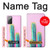 S3673 Cactus Etui Coque Housse pour Samsung Galaxy Note 20
