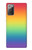 S3698 Drapeau de fierté LGBT Etui Coque Housse pour Samsung Galaxy Note 20