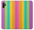 S3678 Vertical arc-en-ciel coloré Etui Coque Housse pour Samsung Galaxy Note 10 Plus