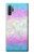 S3747 Polygone de drapeau trans Etui Coque Housse pour Samsung Galaxy Note 10 Plus