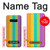 S3678 Vertical arc-en-ciel coloré Etui Coque Housse pour Note 8 Samsung Galaxy Note8