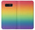 S3698 Drapeau de fierté LGBT Etui Coque Housse pour Note 8 Samsung Galaxy Note8