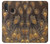 S3691 Plume de paon d'or Etui Coque Housse pour Samsung Galaxy A20e