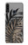 S3692 Feuilles de palmier gris noir Etui Coque Housse pour Samsung Galaxy A20s