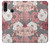 S3716 Motif floral rose Etui Coque Housse pour Samsung Galaxy A20s