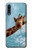 S3680 Girafe de sourire mignon Etui Coque Housse pour Samsung Galaxy A50