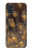 S3691 Plume de paon d'or Etui Coque Housse pour Samsung Galaxy A51