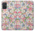 S3688 Motif d'art floral floral Etui Coque Housse pour Samsung Galaxy A71