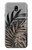 S3692 Feuilles de palmier gris noir Etui Coque Housse pour Samsung Galaxy J7 (2018), J7 Aero, J7 Top, J7 Aura, J7 Crown, J7 Refine, J7 Eon, J7 V 2nd Gen, J7 Star