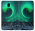 S3667 Aurora Northern Light Etui Coque Housse pour Samsung Galaxy J3 (2018), J3 Star, J3 V 3rd Gen, J3 Orbit, J3 Achieve, Express Prime 3, Amp Prime 3