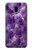 S3713 Graphique violet améthyste à quartz imprimé Etui Coque Housse pour Samsung Galaxy J6+ (2018), J6 Plus (2018)