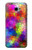 S3677 Mosaïques de briques colorées Etui Coque Housse pour Samsung Galaxy J4+ (2018), J4 Plus (2018)