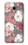 S3716 Motif floral rose Etui Coque Housse pour Samsung Galaxy J4+ (2018), J4 Plus (2018)