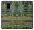 S3674 Claude Monet La passerelle japonaise et la piscine de nénuphars Etui Coque Housse pour Samsung Galaxy A8 (2018)