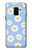 S3681 Motif de fleurs de marguerite Etui Coque Housse pour Samsung Galaxy A8 (2018)