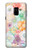 S3705 Fleur florale pastel Etui Coque Housse pour Samsung Galaxy A8 (2018)