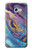 S3676 Pierre de marbre abstraite colorée Etui Coque Housse pour Samsung Galaxy A5 (2017)