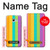 S3678 Vertical arc-en-ciel coloré Etui Coque Housse pour Samsung Galaxy A5 (2017)