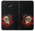 S3753 Roses de crâne gothique sombre Etui Coque Housse pour Samsung Galaxy A5 (2017)