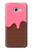 S3754 Cornet de crème glacée à la fraise Etui Coque Housse pour Samsung Galaxy A5 (2017)