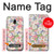 S3688 Motif d'art floral floral Etui Coque Housse pour Samsung Galaxy J3 (2017) EU Version