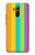 S3678 Vertical arc-en-ciel coloré Etui Coque Housse pour Huawei Mate 20 lite