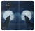 S3693 Pleine lune du loup blanc sinistre Etui Coque Housse pour Huawei Mate 20 lite