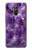 S3713 Graphique violet améthyste à quartz imprimé Etui Coque Housse pour Huawei Mate 20 lite
