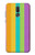 S3678 Vertical arc-en-ciel coloré Etui Coque Housse pour Huawei Mate 10 Lite