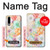 S3705 Fleur florale pastel Etui Coque Housse pour Huawei P30