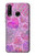 S3710 Coeur d'amour rose Etui Coque Housse pour Huawei P30 lite